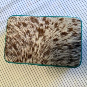 cowhide jewelry box